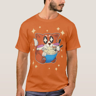 Camiseta Japonês Ramen Fox Anime Manga Graphic Japan Anima