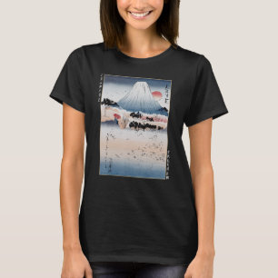 Camiseta Japonês Retro Japan Woodblock Vintage Japonês Para