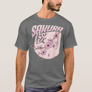 Camiseta Japonês Sakura Cherry Blossom Art para Cu Japonês