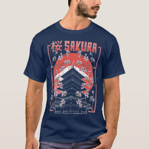 Camiseta Japonês Sakura Cherry Blossom Art para Cu Japonês
