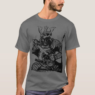 Camiseta Japonês Samurai Warrior Art Vintage Japão (2)