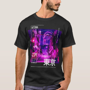 Camiseta Japonês Streetwear Y2K Retro Vibage Tóquio