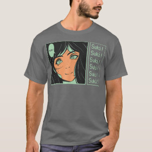 Camiseta Japonês - Suki Girl Character Japan Aestético