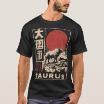Japonês Taurus Zodiac | Red Sun Bull