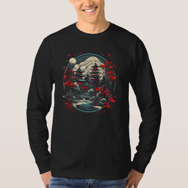 Camiseta Japonês Temple Art (Frente)