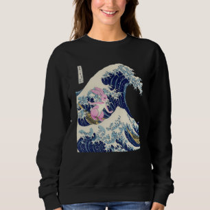Camiseta Japonês Vaporwave Aestético dos anos 90 Art Kanaga