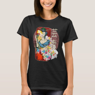 Camiseta Japonês Vintage Geisha