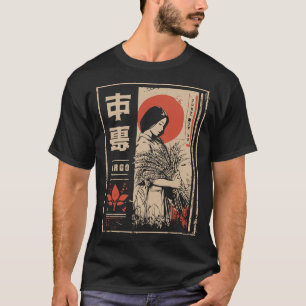 Camiseta Japonês Virgo Zodiac   Red Sun Maiden