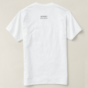 Camiseta Japonesa Kanji “KOKKI” – 克己 – Domine Você