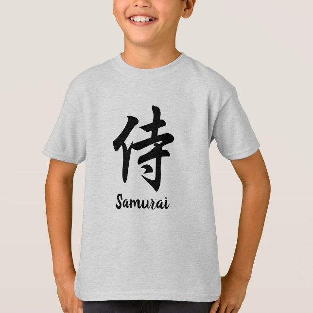 Camiseta Japonesa Kanji Samurai (Frente)