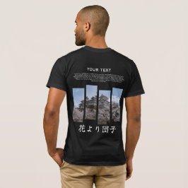 Camiseta Japonesa Personalizada Frente Verso Caste