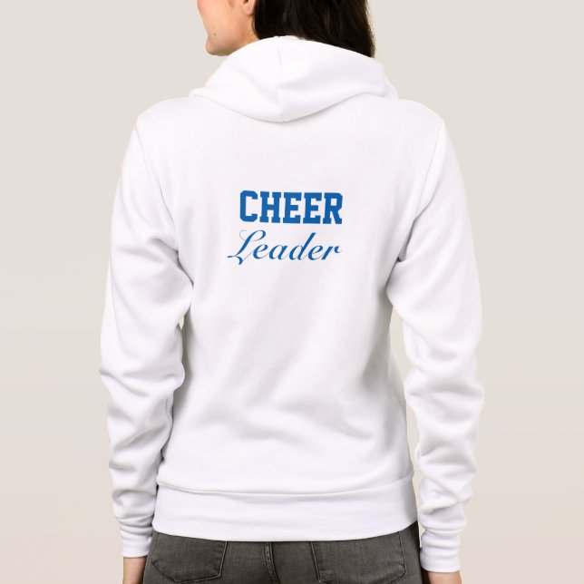 Camiseta Jaqueta de capuz cheerleader (Verso)