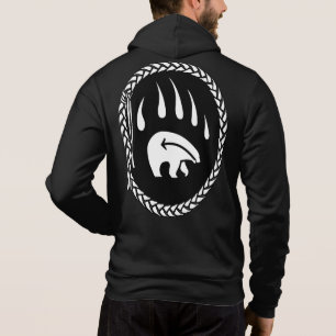 Camiseta Jaqueta de  do Urso Tribal do Homem com Jaqueta