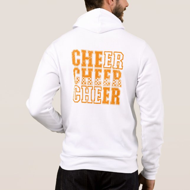 Camiseta Jaqueta de Hoodie Cheer Men (Verso)