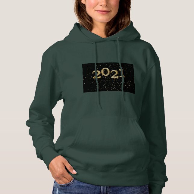 Camiseta Jaqueta de Hoodie para mulheres (Frente)