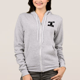 Camiseta Jaqueta Zip Hoodie feminino
