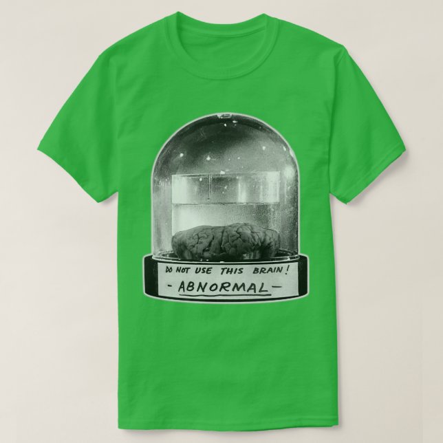 Camiseta Jar cerebral anormal (Frente do Design)