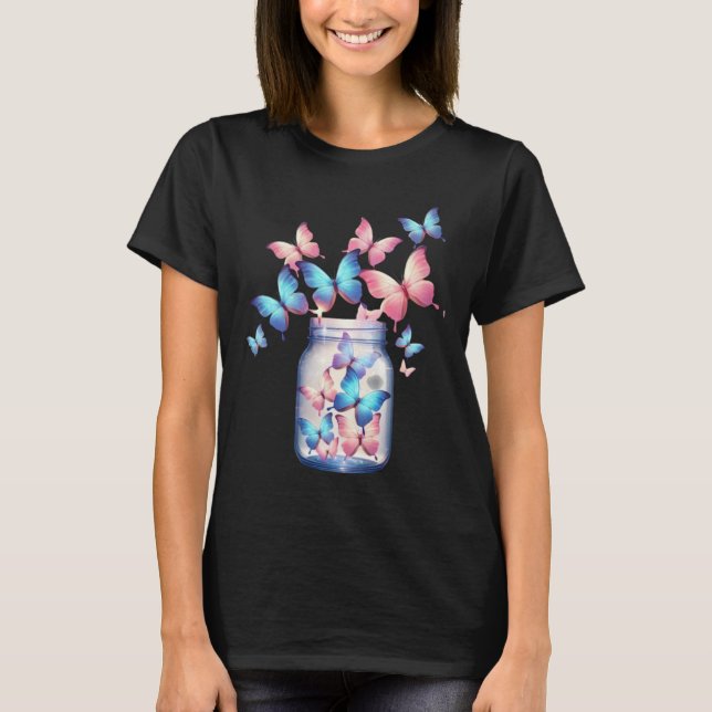Camiseta Jar De Mágica E Coletor De Borboletas (Frente)