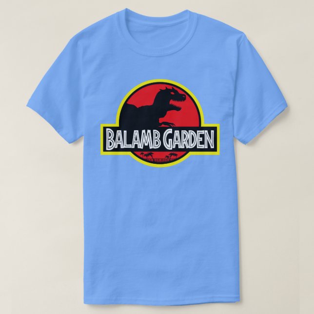 Camiseta Jardim Balamb TRexaur (Frente do Design)