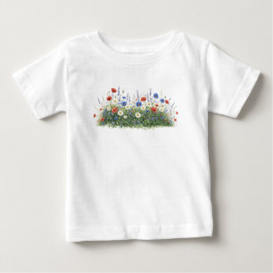 Camiseta Jardim botânico de flores silvestres