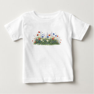 Camiseta jardim botânico de flores silvestres