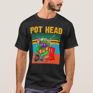 Camiseta Jardim Cabeça de Vaso Jardineiros Vasos