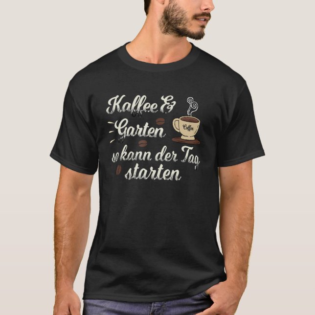Camiseta Jardim Café Jardineiro Flores (Frente)
