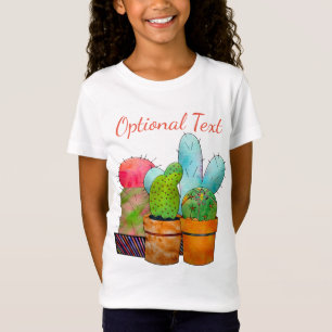 Camiseta Jardim Colorido de Cactus