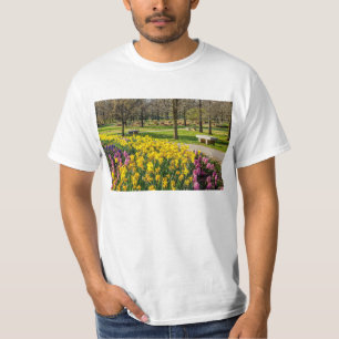 Camiseta Jardim da Flor da primavera