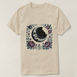 Camiseta Jardim da Lua Escura – Arte Noturna Gótica Mística