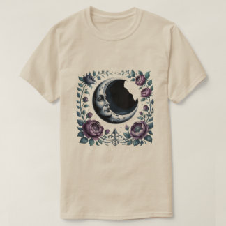 Camiseta Jardim da Lua Escura – Arte Noturna Gótica Mística