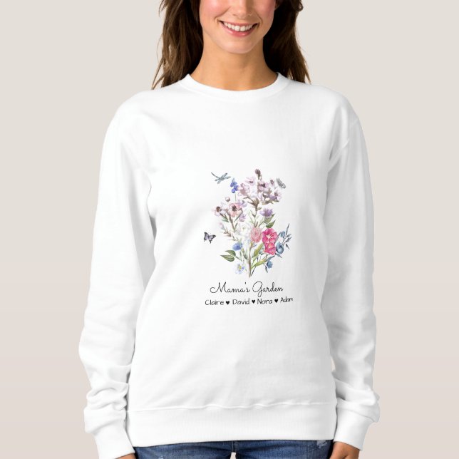 Camiseta Jardim da mamãe personalizada (Frente)