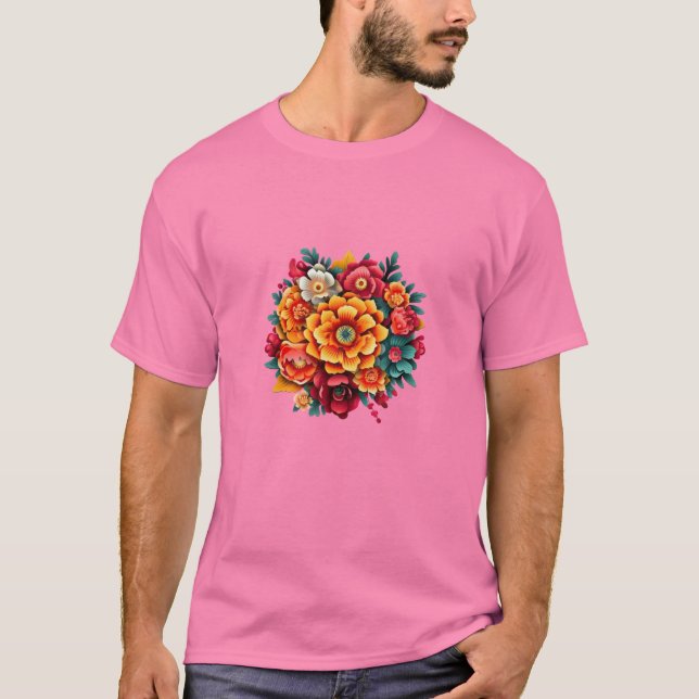 Camiseta Jardim da Serenidade Floral Tee (Frente)