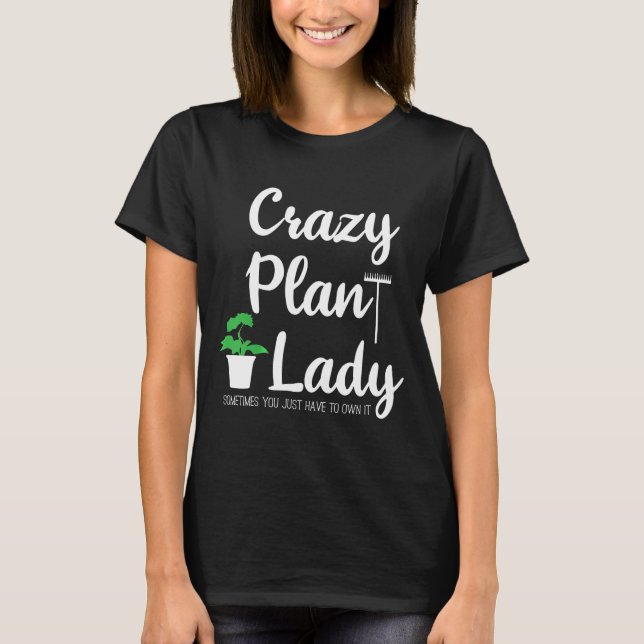Camiseta Jardim das Mulheres Cita Jardim das Plantas Loucas (Frente)