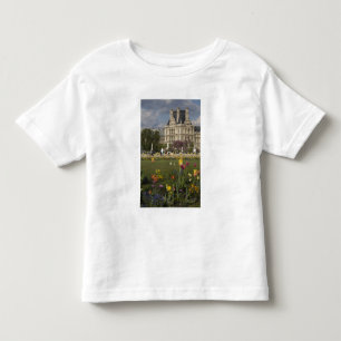 Camiseta Jardim das Tulherias, Louvre, Paris, França