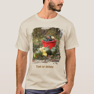 Camiseta Jardim de Abóbora Personalizado da Colheita Rural