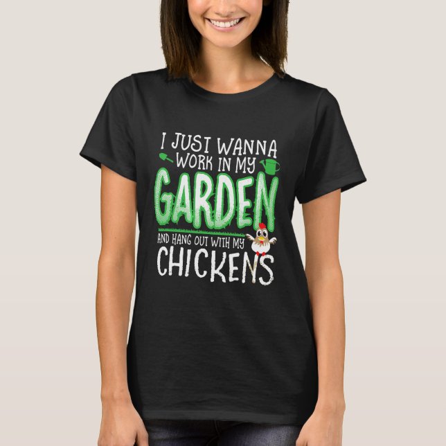 Camiseta Jardim de Coop de Frango (Frente)