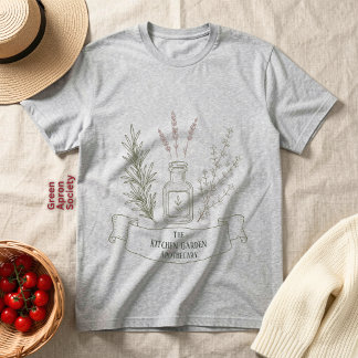 Camiseta Jardim de Cozinha Farmácia | Ervas Botânicas