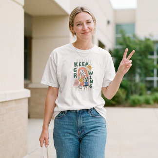 Camiseta Jardim de Crescimento Contínuo