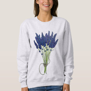 Camiseta Jardim de Flor Roxo do Coelho de Lavanda Lavandula