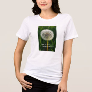 Camiseta Jardim de Flores Silvestres de Dente-de-Leão Inspi