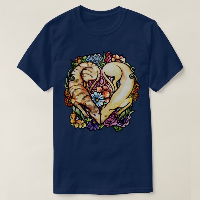 Camiseta Jardim de Greyhound (Frente do Design)