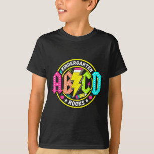 Camiseta Jardim de Infância Balança Abcd Ck Para a Escola F