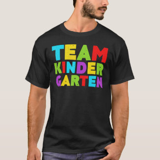 Camiseta Jardim De Infância Da Equipe De Volta À Escola