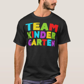 Camiseta Jardim De Infância Da Equipe De Volta À Escola