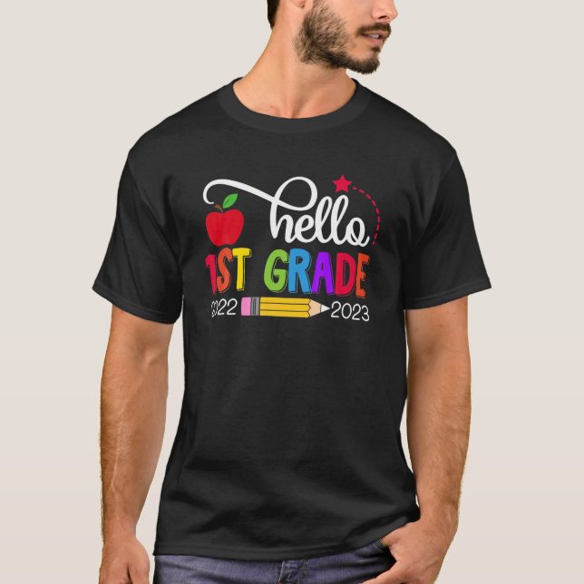 Camiseta Jardim De Infância Da Equipe De Volta Ao Professor (Frente)