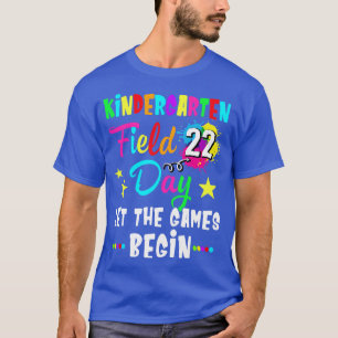 Camiseta Jardim De Infância Dia 2022 Deixe Os Jogos Começar