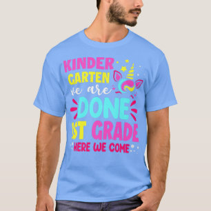 Camiseta Jardim de Infância do Unicórnio Bonito, Fizemos 1r