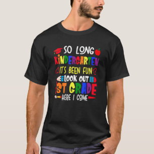 Camiseta Jardim de Infância Longo Alô, Jardim de Infância d