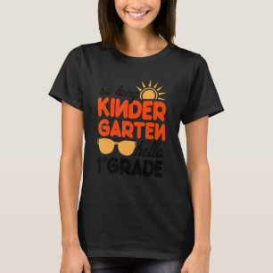 Camiseta Jardim de Infância Longo Alô, Professora 3 Da Clas